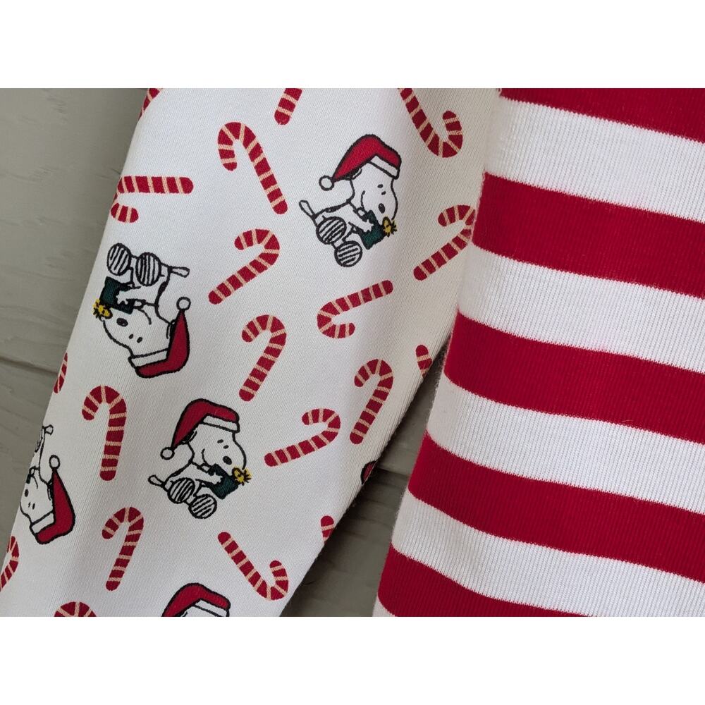 Women’s Hanna Andersson Peanuts Sledding Snoopy Pajama Top Shirt - Size M - Picture 4 of 5